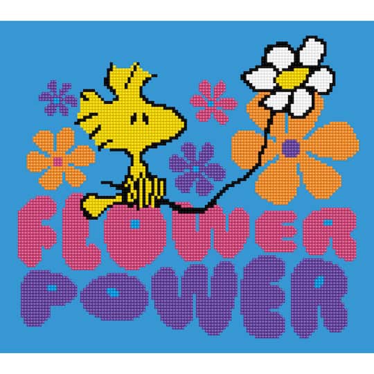 Diamond Dotz® Intermediate Flower Power (Peanuts) Diamond Painting Kit